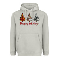 Moon Dust happy holidays christmas trees Heavyweight Hoodie - Jasminsmagicworld