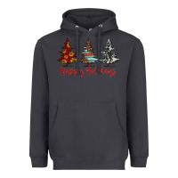 Smoke happy holidays christmas trees Heavyweight Hoodie - Jasminsmagicworld