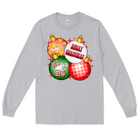Moon Dust merry christmas ball Long Sleeve Tee - CowhideDigitalArt
