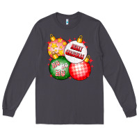 Smoke merry christmas ball Long Sleeve Tee - CowhideDigitalArt