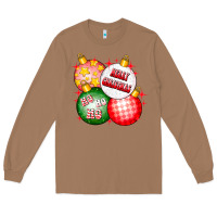 Toasted Coconut merry christmas ball Long Sleeve Tee - CowhideDigitalArt