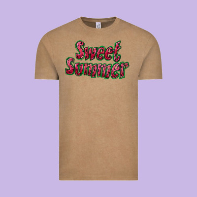 Sweet Summer Watermelon Vintage Tee Designed By Bundleandbundleshop