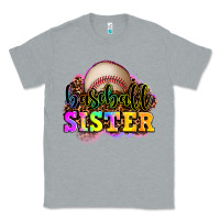 Heather Grey baseball sister Classic Tee - OliviaCreatesArt