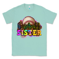 Seafoam baseball sister Classic Tee - OliviaCreatesArt
