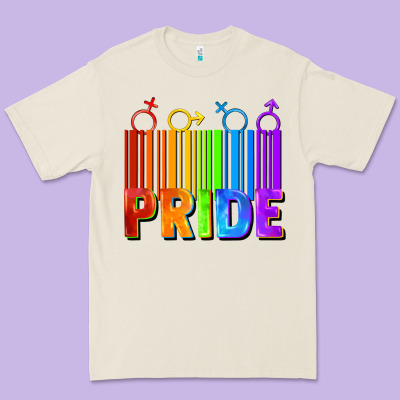 Pride Barcode Premium Tee Designed By Fadigitalartstudio