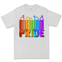 Dove Grey Pride Barcode Premium Tee - FaDigitalArtStudio