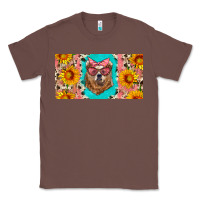 Chestnut mama bear with sunflowers and glasses license plate Classic Tee - Artiststas