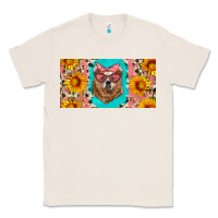 Mama Bear With Sunflowers And Glasses License Plate Classic Tee | Teevron