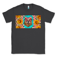 Smoke mama bear with sunflowers and glasses license plate Classic Tee - Artiststas
