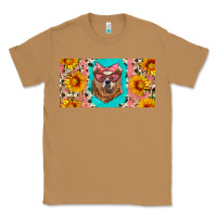 Toasted Coconut mama bear with sunflowers and glasses license plate Classic Tee - Artiststas