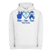 Pigment Lunar Rock Peace Love Cure Colon Cancer Urban Hoodie - Jasminsmagicworld