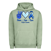 Pigment Oil Green Peace Love Cure Colon Cancer Urban Hoodie - Jasminsmagicworld