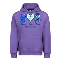 Tulip Peace Love Cure Colon Cancer Urban Hoodie - Jasminsmagicworld