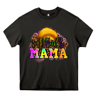 Asphalt softball mama Heavy Core Tee - OliviaCreatesArt