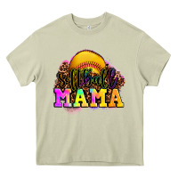 Mossy softball mama Heavy Core Tee - OliviaCreatesArt