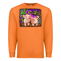 Carrot mardi gras western leopard pigs Premium Sweatshirt - Jasminsmagicworld