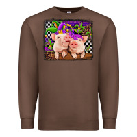 Chestnut mardi gras western leopard pigs Premium Sweatshirt - Jasminsmagicworld