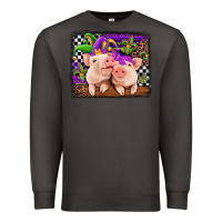 Smoke mardi gras western leopard pigs Premium Sweatshirt - Jasminsmagicworld