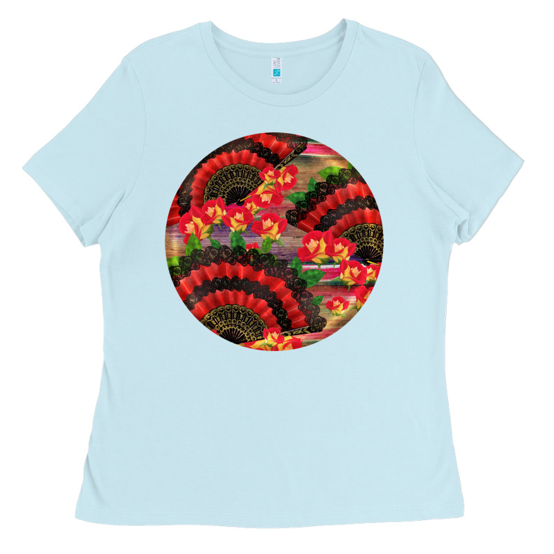Hispanic Heritage Month Round Earrings Ladies Tee by BundleAndBundleShop | Teevron
