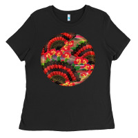 Black hispanic heritage month round earrings Ladies Tee - BundleAndBundleShop