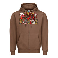 Chestnut busy raising ballers baseball Zipper Hoodie - Jasminsmagicworld