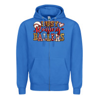 True Royal busy raising ballers baseball Zipper Hoodie - Jasminsmagicworld