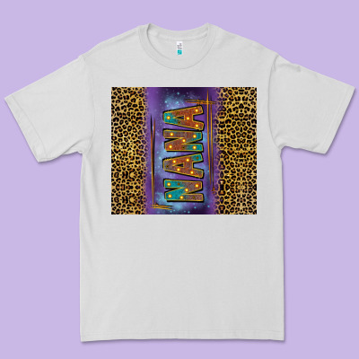 Leopard Nana Premium Tee Designed By Fadigitalartstudio
