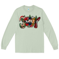 Matcha joy Christmas cows Long Sleeve Tee - CowhideDigitalArt