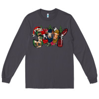 Smoke joy Christmas cows Long Sleeve Tee - CowhideDigitalArt