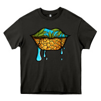 Asphalt summer vibes pineapple lips Heavy Core Tee - Jasminsmagicworld