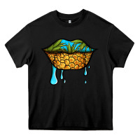 Black summer vibes pineapple lips Heavy Core Tee - Jasminsmagicworld