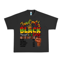 Pigment Black juneteenth black king Urban Heavy Tee - LillyAllenDesigns