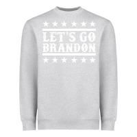 Heather Grey Let's Go Brandon Impeach Heavyweight Sweatshirt - Jasminsmagicworld