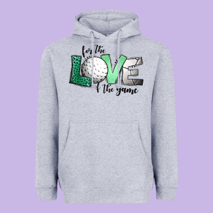 For The Love Of The Game Golf Heavyweight Hoodie Designed By Jasminsmagicworld
