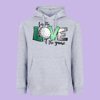 For The Love Of The Game Golf Heavyweight Hoodie Designed By Jasminsmagicworld