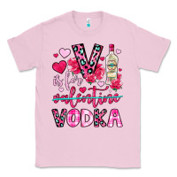 Bubblegum Pink v is for vodka Classic Tee - OliviaCreatesArt