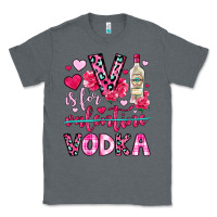 Charcoal Heather v is for vodka Classic Tee - OliviaCreatesArt