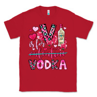 Red v is for vodka Classic Tee - OliviaCreatesArt