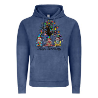 Vintage Denim autism awarenes Vintage Hoodie - SublimationCraftShop
