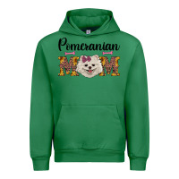 Emerald western mom pomeranian Urban Hoodie - RanaPortraitStore