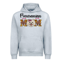 Heather Grey western mom pomeranian Urban Hoodie - RanaPortraitStore
