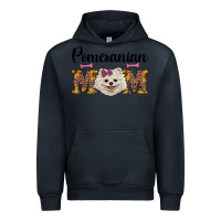 Navy western mom pomeranian Urban Hoodie - RanaPortraitStore