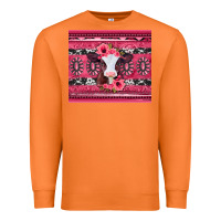 Pink Gemstone Baby Calf Western Valentines Day Premium Sweatshirt | Teevron
