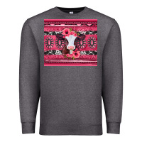 Charcoal Heather pink gemstone baby calf western valentines day Premium Sweatshirt - Jasminsmagicworld