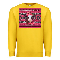 Lemon pink gemstone baby calf western valentines day Premium Sweatshirt - Jasminsmagicworld