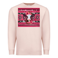 Pale Pink pink gemstone baby calf western valentines day Premium Sweatshirt - Jasminsmagicworld