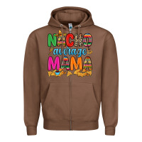 Chestnut Nacho average mama Zipper Hoodie - RanaPortraitStore
