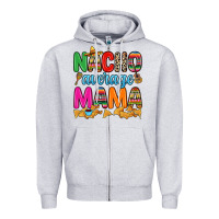 Heather Grey Nacho average mama Zipper Hoodie - RanaPortraitStore