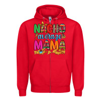 Red Nacho average mama Zipper Hoodie - RanaPortraitStore