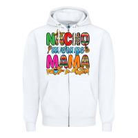 White Nacho average mama Zipper Hoodie - RanaPortraitStore